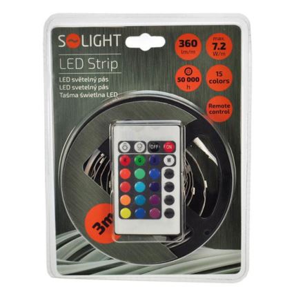 LED лента с дистанционно 7.2W/12V 3м