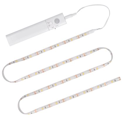 LED лента със сензор 4xAAA 3000K 1 м