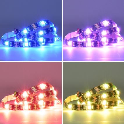 LED RGB Димируема лайсна за телевизор LED/6W/5V Wi-Fi Tuya + дистанционно управление