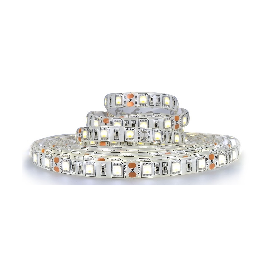 LED Екстериорна лента LED/72W/12V 5м IP65 студено бяла