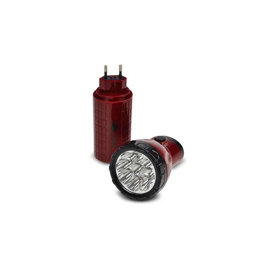 LED Акумулаторно фенерче 9xLED/4V 800mAh за контакт