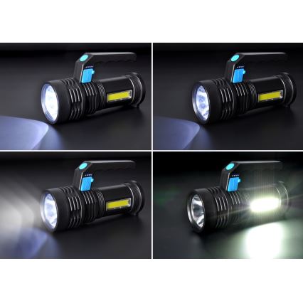 LED Акумулаторно фенерче LED/6W/800 mAh 3,7V IP44