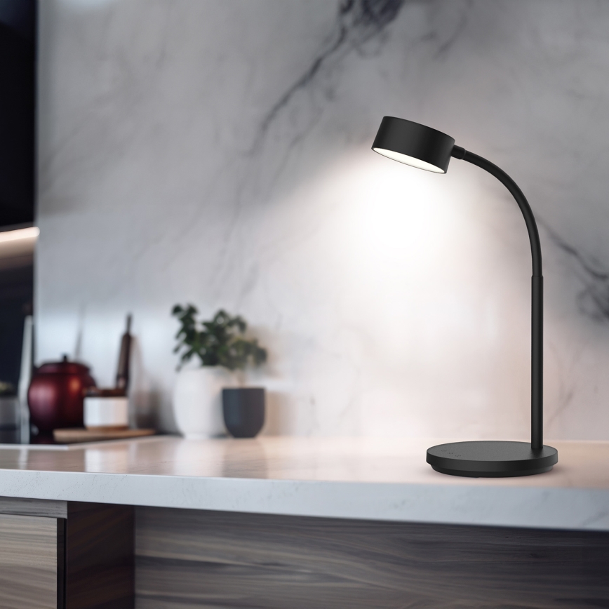 LED Димируема сензорна настолна лампа LED/4,5W/5V 3000/4000/6500K черен