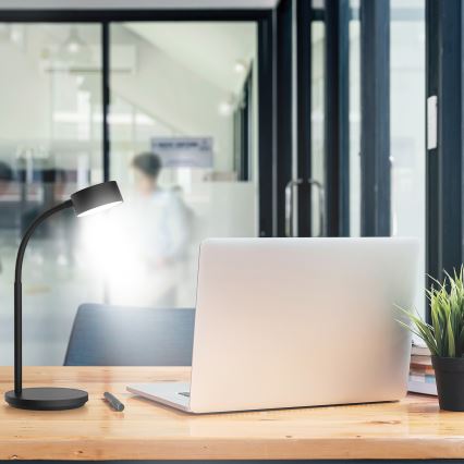 LED Димируема сензорна настолна лампа LED/4,5W/5V 3000/4000/6500K черен