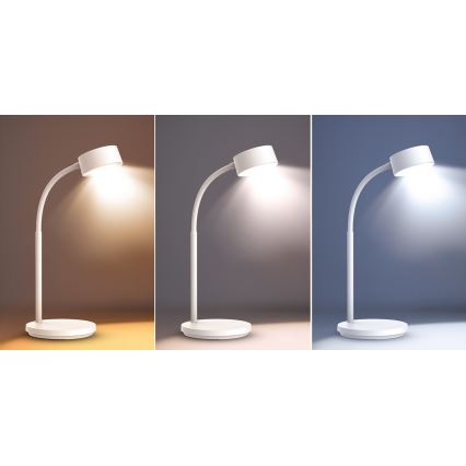 LED Димируема сензорна настолна лампа LED/4,5W/5V 3000/4000/6500K бял
