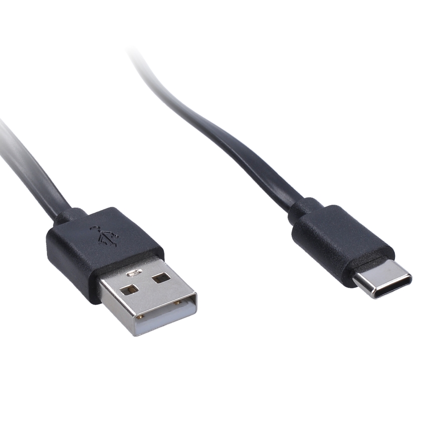 LED регулируема гъвкава презареждаема настолна лампа с клипс LED/2W/1800 mAh 3000/4000/6500K черна