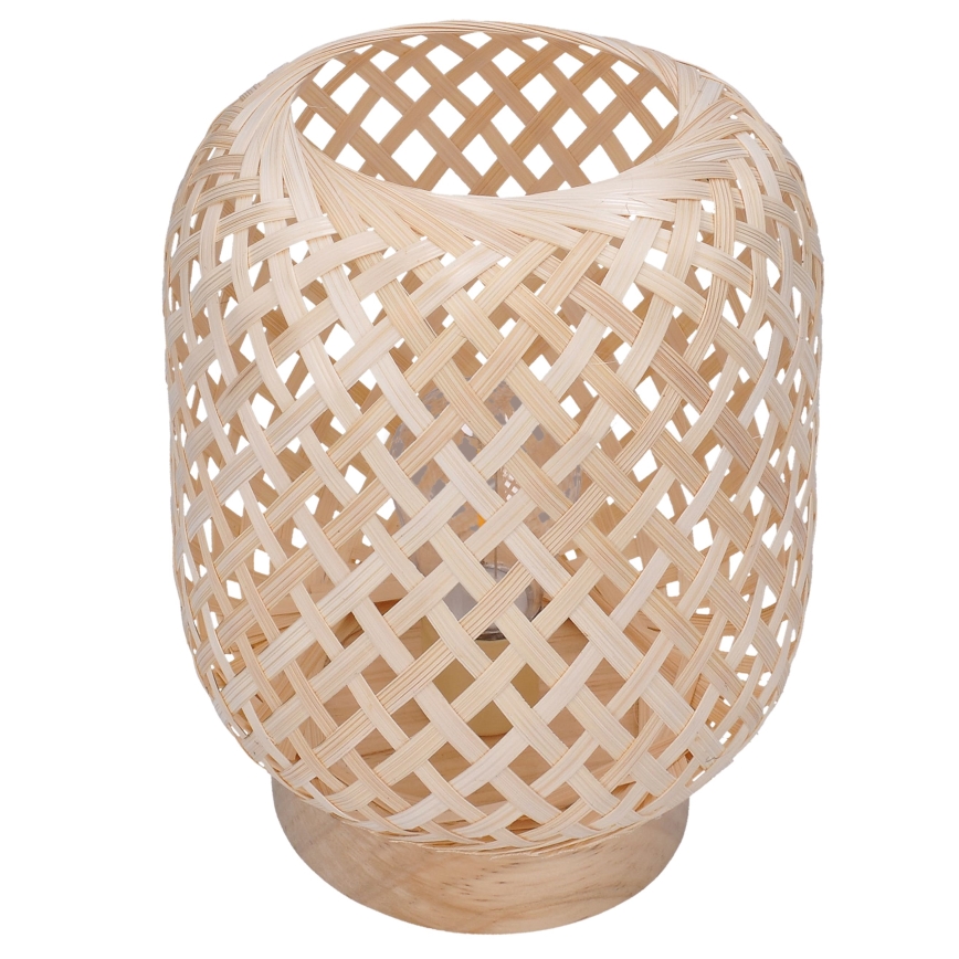 LED Декоративна настолна лампа BOHO LED/2xAAA ратан