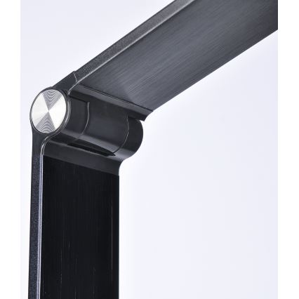 LED Димируема настолна лампа с дисплей LED/8W/230V черна