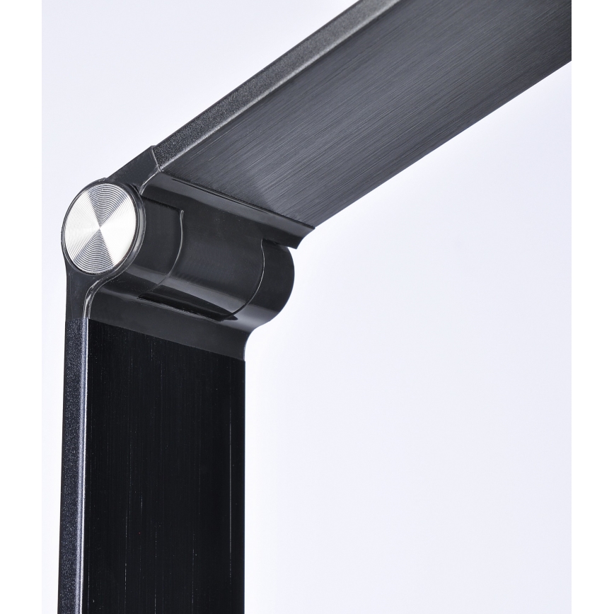 LED Димируема настолна лампа с дисплей LED/8W/230V черна