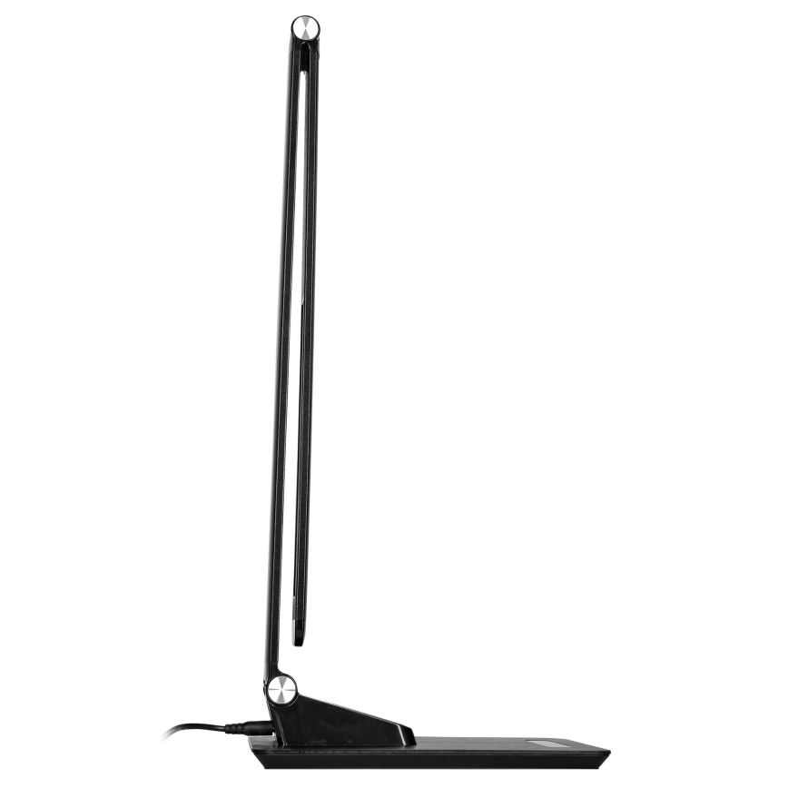 LED Димируема настолна лампа с дисплей LED/8W/230V черна