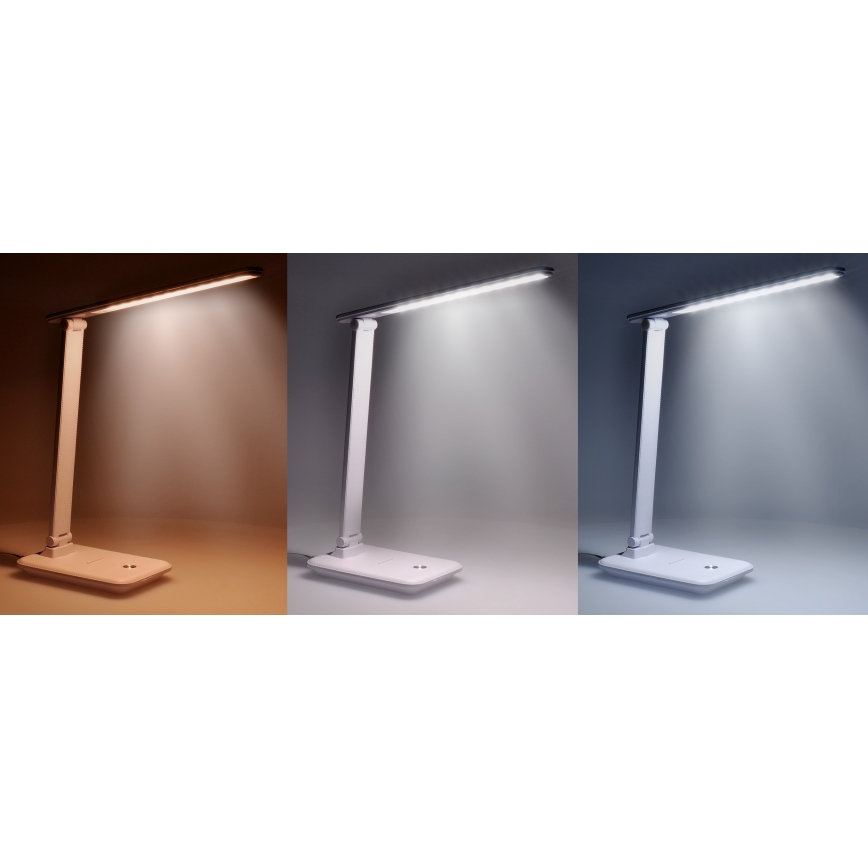 LED Димируема настолна лампа LED/10W/230V 3000/4500/6000K бял