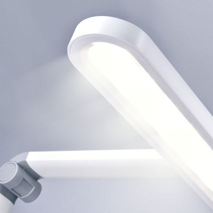 LED Димируема сензорна настолна лампа с нощ осветление LED/10W/5V 3000/4000/5000K бял