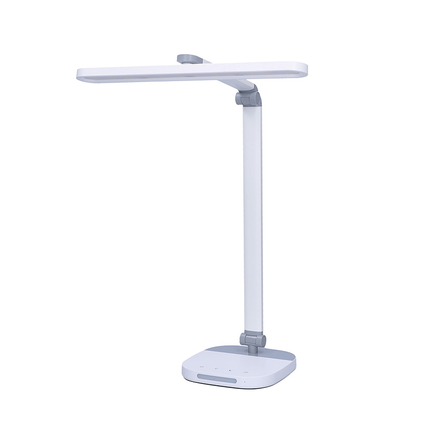LED регулируема настолна лампа с докосване и нощно осветление LED/10W/5V 3000/4000/5000K бяла