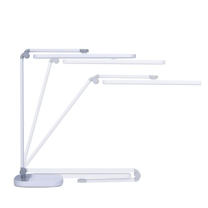 LED регулируема настолна лампа с докосване и нощно осветление LED/10W/5V 3000/4000/5000K бяла