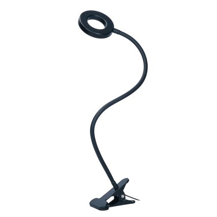 LED димируема настолна лампа с щипка LED/8W/230V 3000/4000/5000K черна