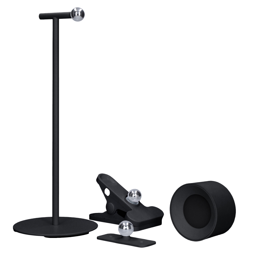 LED регулируема докосваема презареждаема лампа 3 в 1 LED/4W/2000 mAh 3000/4000/6500K черна