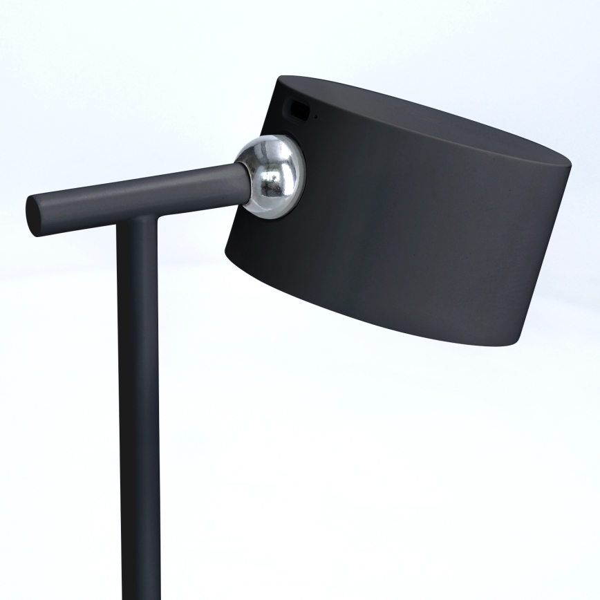 LED Димируем докосване акумулаторен лампа 3в1 LED/4W/2000 mAh 3000/4000/6500K черен