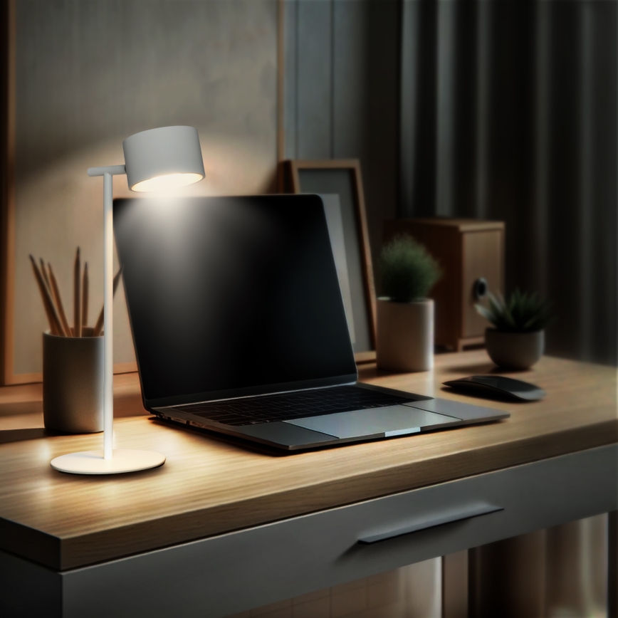 LED Димируем докосване акумулаторен лампа 3в1 LED/4W/2000 mAh 3000/4000/6500K бял