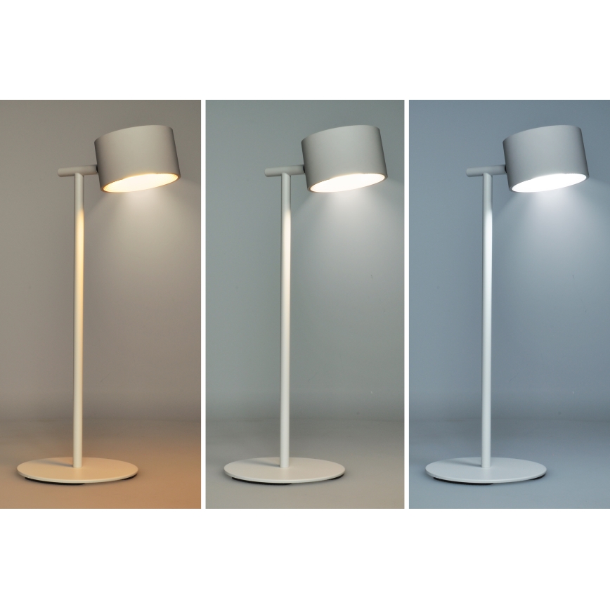 LED Димируем докосване акумулаторен лампа 3в1 LED/4W/2000 mAh 3000/4000/6500K бял