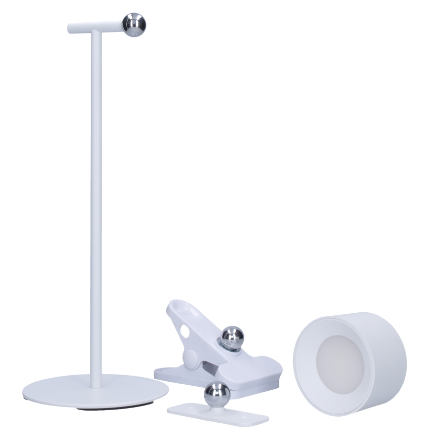LED Димируем докосване акумулаторен лампа 3в1 LED/4W/2000 mAh 3000/4000/6500K бял
