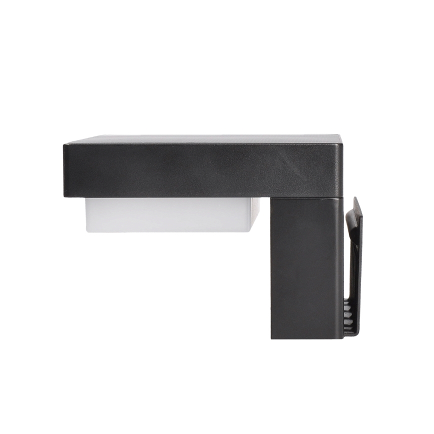 LED Соларна стенна лампа със сензори за движение и здрач PALERMO LED/5W/3,7V 2000 mAh IP54 черен