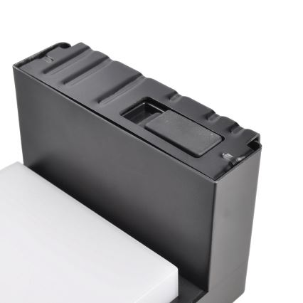 LED Соларна стенна лампа със сензори за движение и здрач PALERMO LED/5W/3,7V 2000 mAh IP54 черен