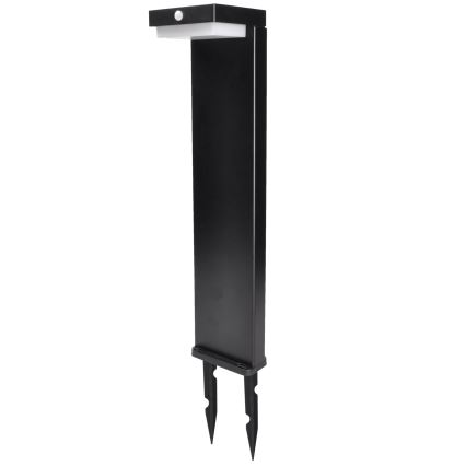 LED соларна лампа с датчик за движение и здрач PALERMO LED/5W/5V 2000 mAh IP54 черна