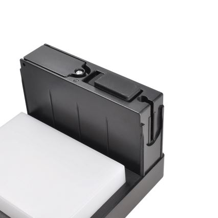 LED соларна лампа с датчик за движение и здрач PALERMO LED/5W/5V 2000 mAh IP54 черна