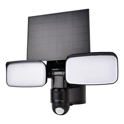 LED соларен прожектор със сензор LED/9W/3,7V 3600 mAh IP54