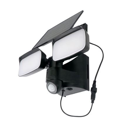 LED соларен прожектор със сензор LED/9W/3,7V 3600 mAh IP54