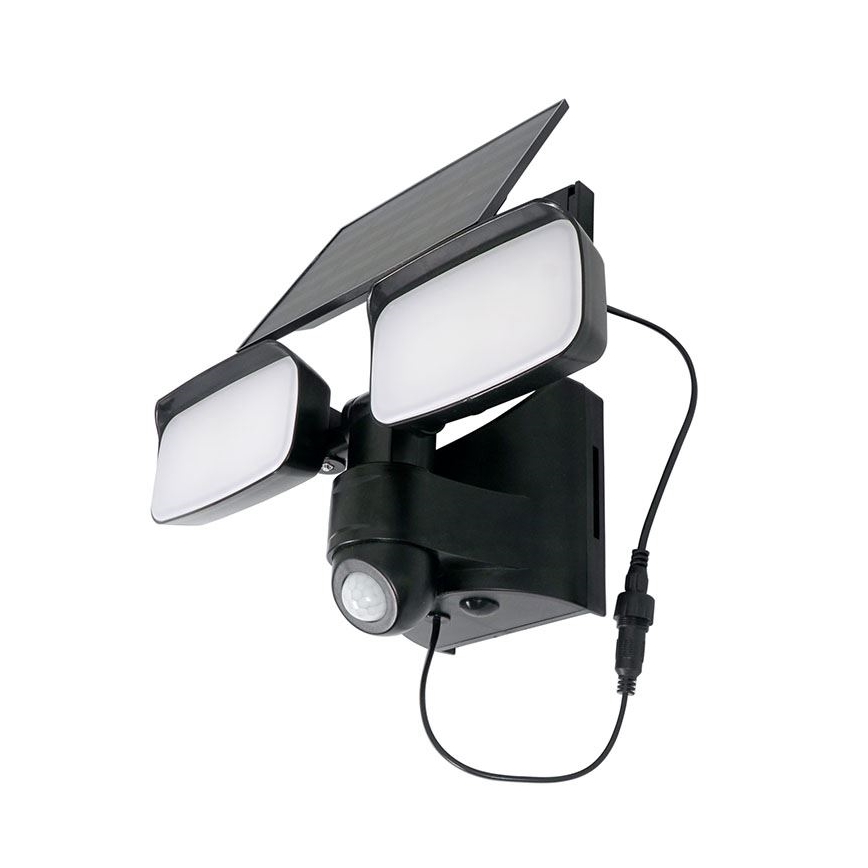 LED соларен прожектор със сензор LED/9W/3,7V 3600 mAh IP54