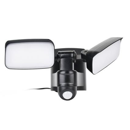 LED соларен прожектор със сензор LED/9W/3,7V 3600 mAh IP54