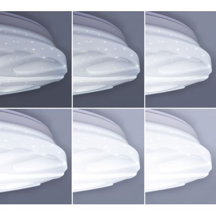 LED таванен регулируем осветител WAVE LED/60W/230V + дистанционно управление