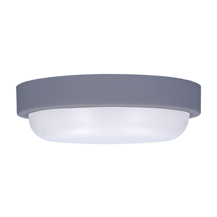 LED Екстериорен аплик LED/13W/230V 4000K IP54 сив кръгла