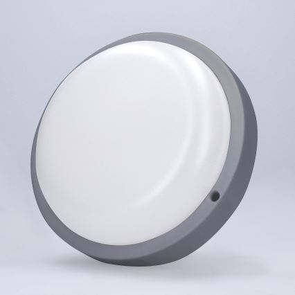 LED Екстериорен аплик LED/20W/230V 4000K IP54 сив кръгла