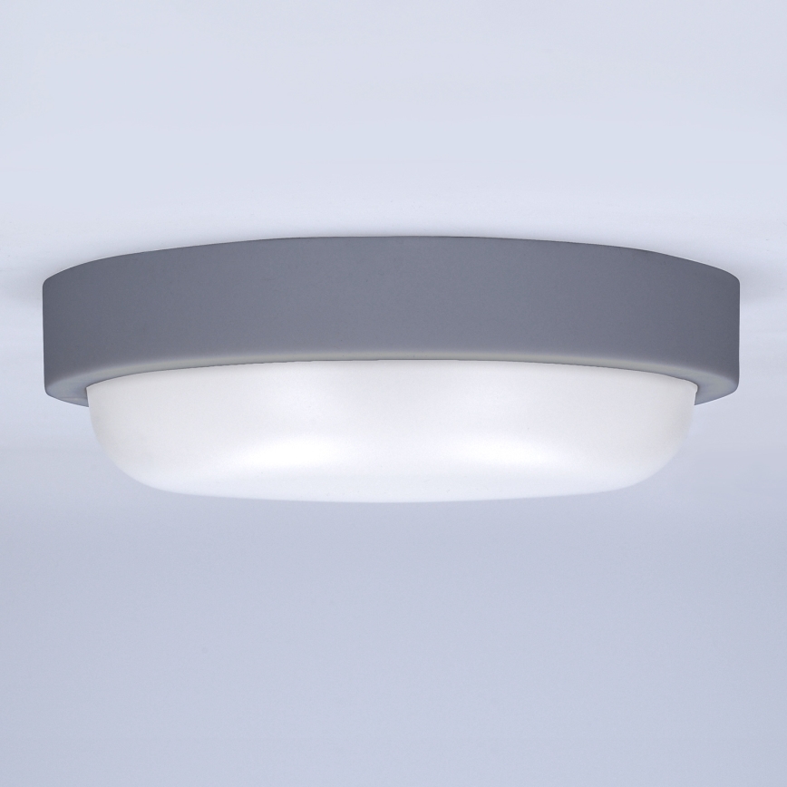 LED Екстериорен аплик LED/20W/230V 4000K IP54 сив кръгла