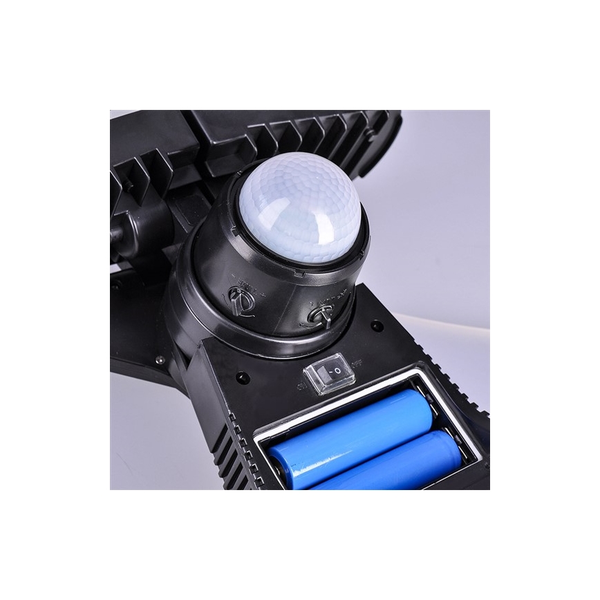 LED соларен прожектор със сензор 2000mAh LED/8W/3,7V IP44