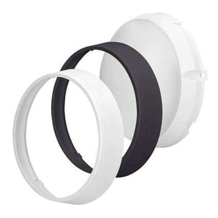 LED външна стенна лампа 2 в 1 LED/20W/230V 3000/4000/6500K IP65 диаметър 22 cm