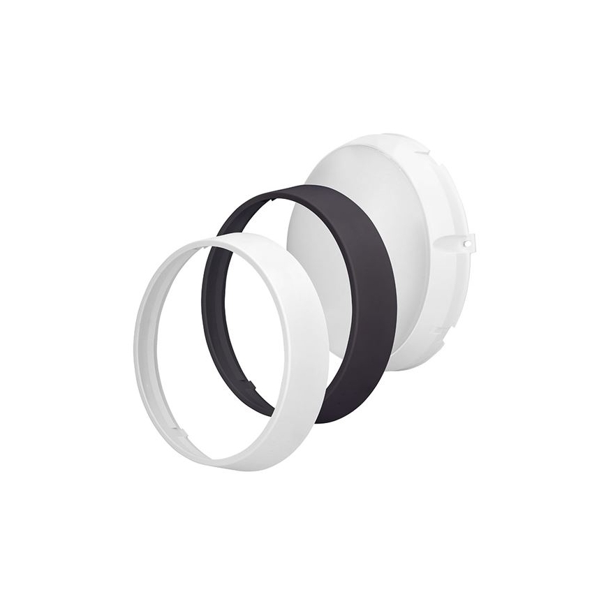 LED външна стенна лампа 2 в 1 LED/20W/230V 3000/4000/6500K IP65 диаметър 22 cm