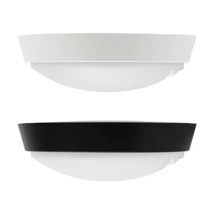 LED външно стенно осветително тяло с вграден сензор 2 в 1 LED/20W/230V 3000/4000/6500K IP65 pr. 22 cm