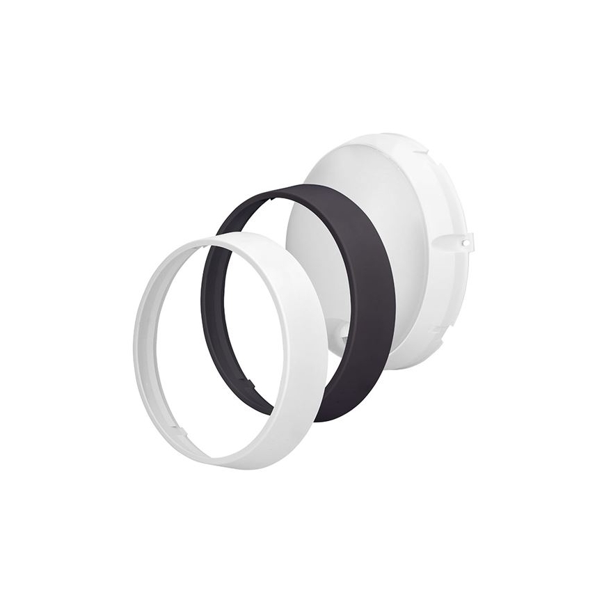 LED външно стенно осветително тяло със 2 в 1 сензор LED/20W/230V 3000/4000/6500K IP65 Ø 22 см