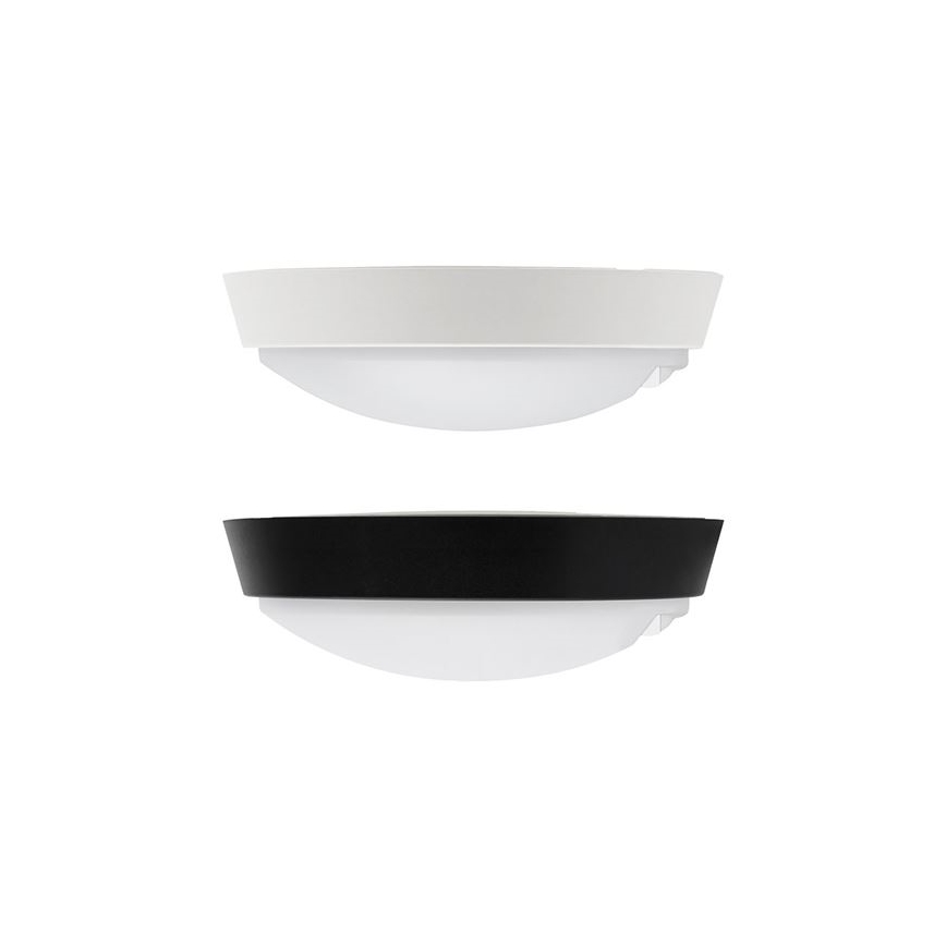 LED външно стенно осветително тяло със 2 в 1 сензор LED/20W/230V 3000/4000/6500K IP65 Ø 22 см