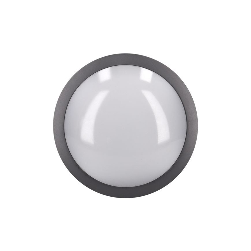 Екстериорна LED лампа за таван със сензор SIENA LED/20W/230V 4000K Ø 23 см IP54