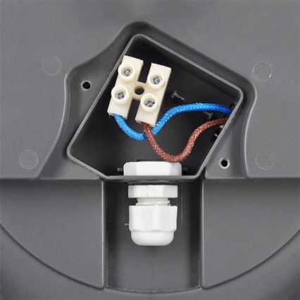 Екстериорна LED лампа за таван със сензор SIENA LED/20W/230V 4000K Ø 23 см IP54