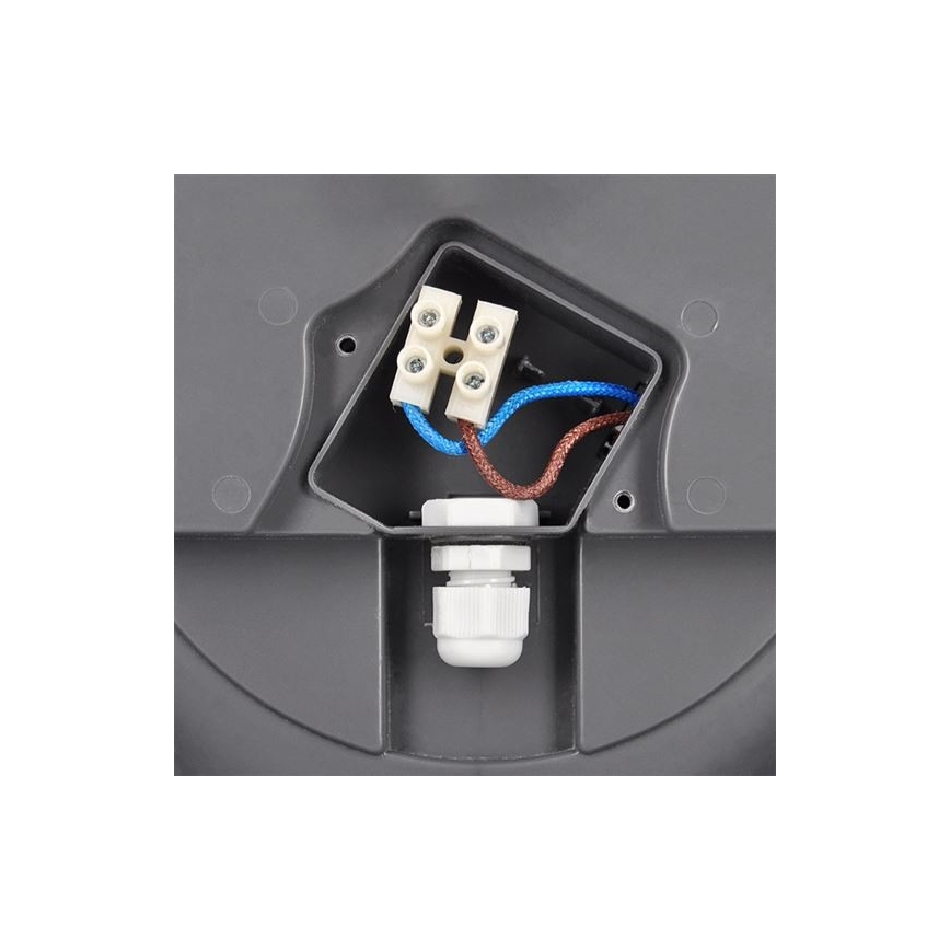 Екстериорна LED лампа за таван със сензор SIENA LED/20W/230V 4000K Ø 23 см IP54
