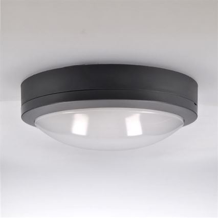 Екстериорна LED лампа за таван със сензор SIENA LED/20W/230V 4000K Ø 23 см IP54