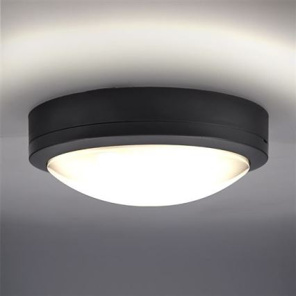 Екстериорна LED лампа за таван със сензор SIENA LED/20W/230V 4000K Ø 23 см IP54