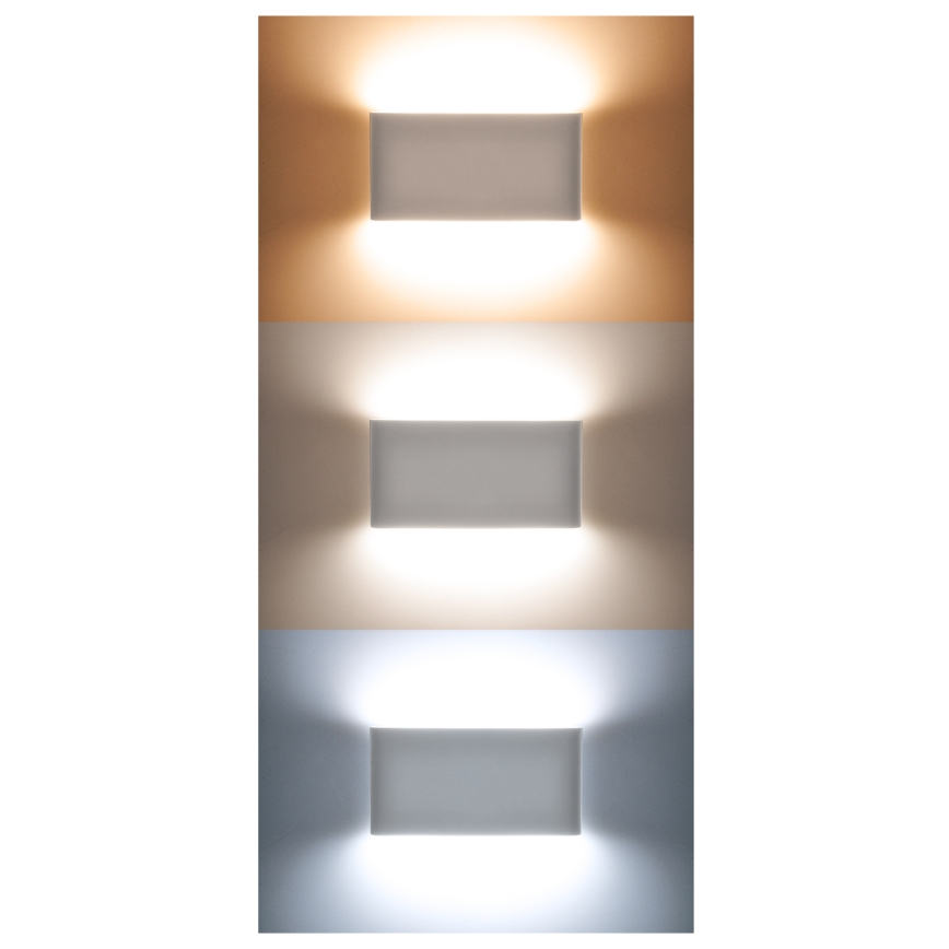 LED Екстериорен аплик MODENA LED/12W/230V 3000/4000/6000K IP54 черен