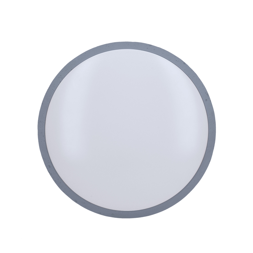 LED Димируем плафон GREY LED/48W/230V 3000-6500K сив Ø 38 см + дистанционно управление
