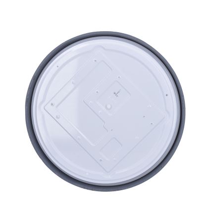LED Димируем плафон GREY LED/48W/230V 3000-6500K сив Ø 38 см + дистанционно управление